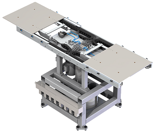 Prüfstand zur Dichtheitskontrolle